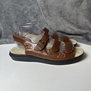 Propel Women's Breeze Walker W0001 Sandal Shoes Brown Slingback Leather Size 9.5